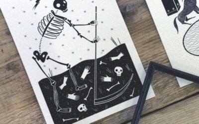 Il mazzo di carte – La Morte (cartolina)