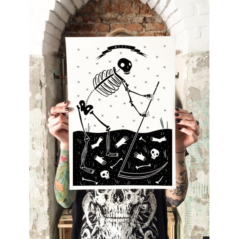 La Morte poster by Isoì