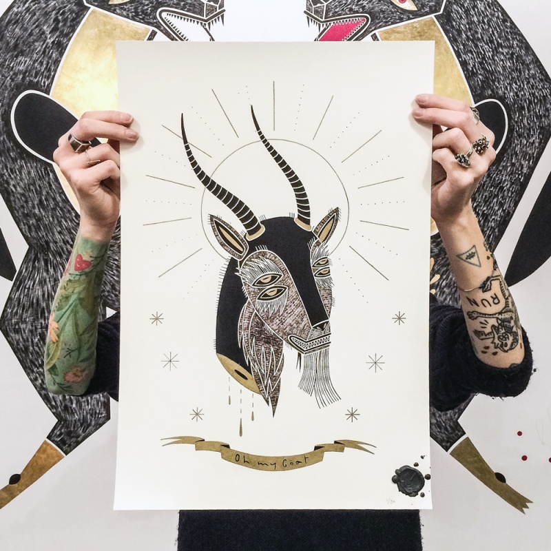 Oh my goat poster by Isoì Oh my goat poster by Isoì