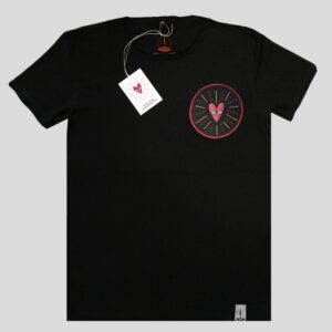 T-Shirt Ricamo - Cuore Collection (black)