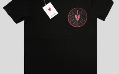 T-Shirt Ricamo – Cuore Collection (black)